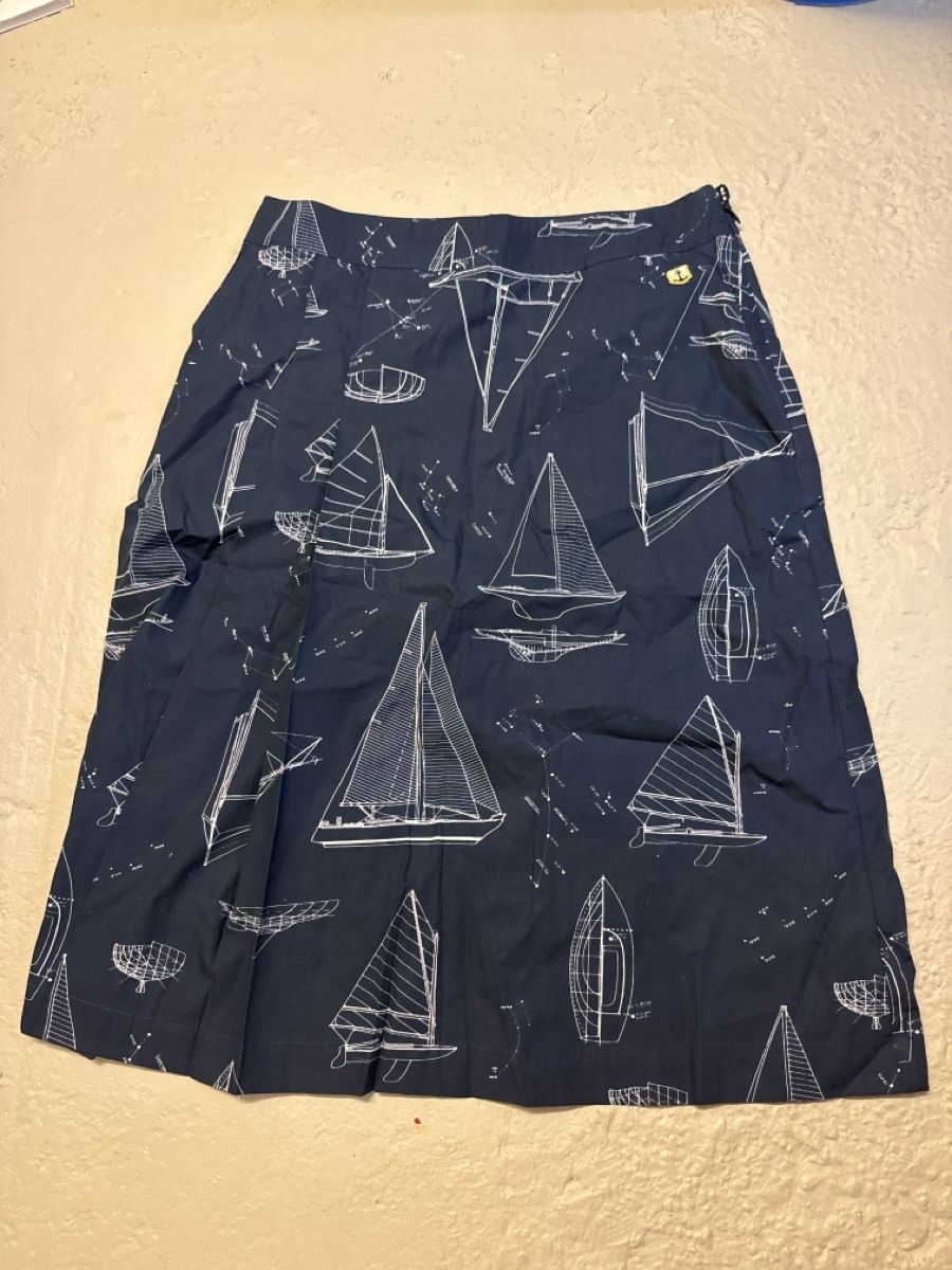 Gonne: Amor Lux Rock mit Segelschiff-Muster Grösse 38  – Nuovo (secondo la descrizione) da Winterthur venduto da ell_j7wr