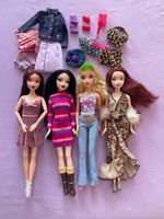 my scene Barbie dolls set A