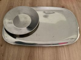Servierplatte+Teller, Markenl,div.Gebrauchssp./LETZTE CHANCE