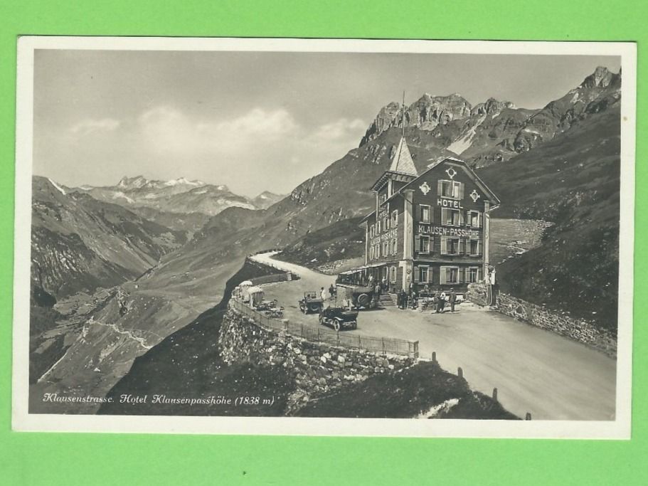 Cartoline postali: Klausenstrasse Hotel Klausenpasshöhe – Usato da Zürich venduto da t24_de