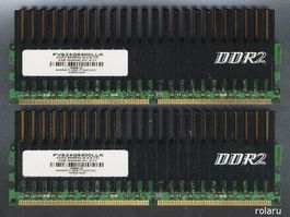 2 x 2GB PATRIOT PC2-6400U / DDR2-800 CL4 (2x)