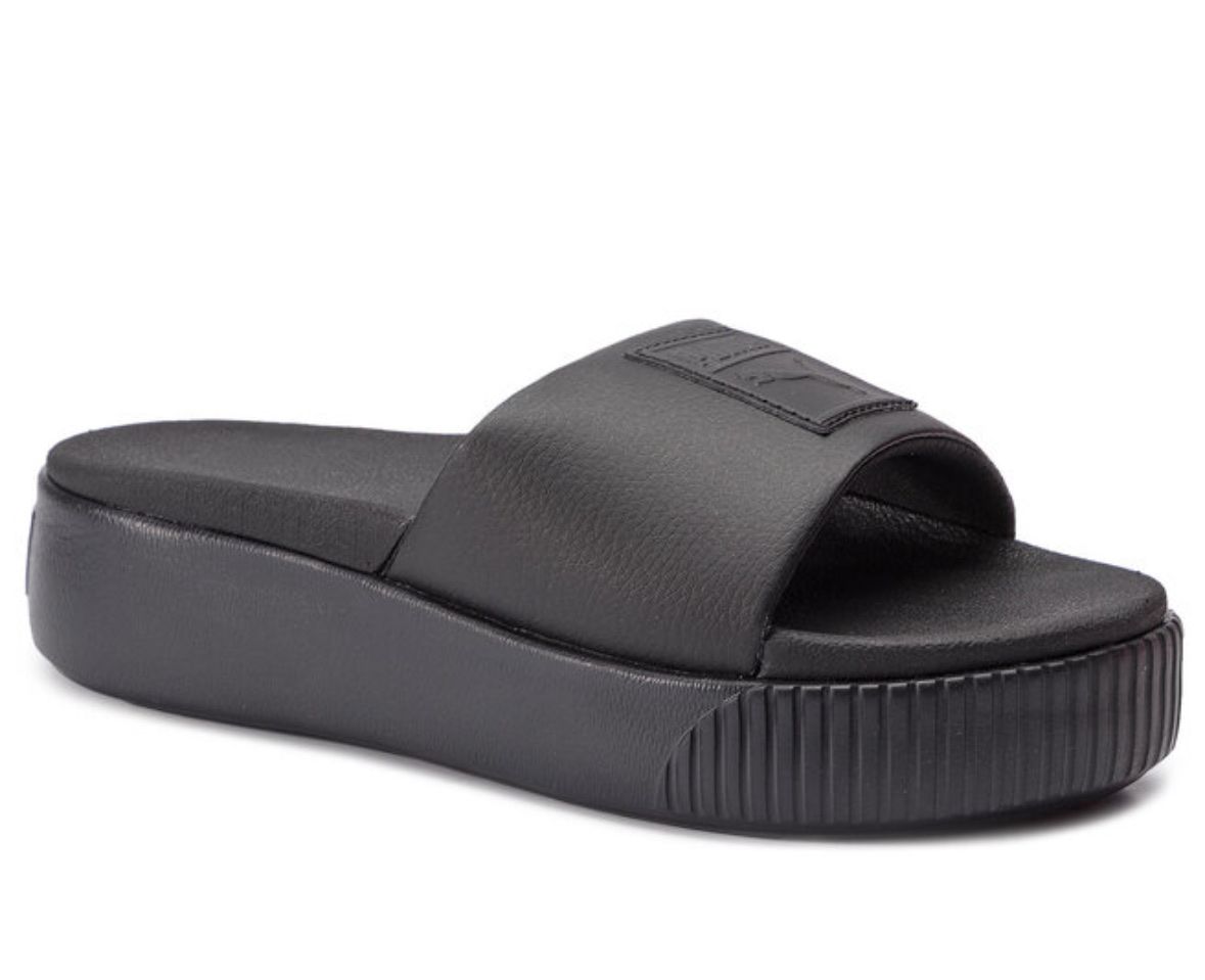 Puma Scarpe da uomo: Puma Platform Slides Gr.39 Schwarz NEU – Nuovo e nell'imballaggio originale da Zuerich venduto da Koralle8