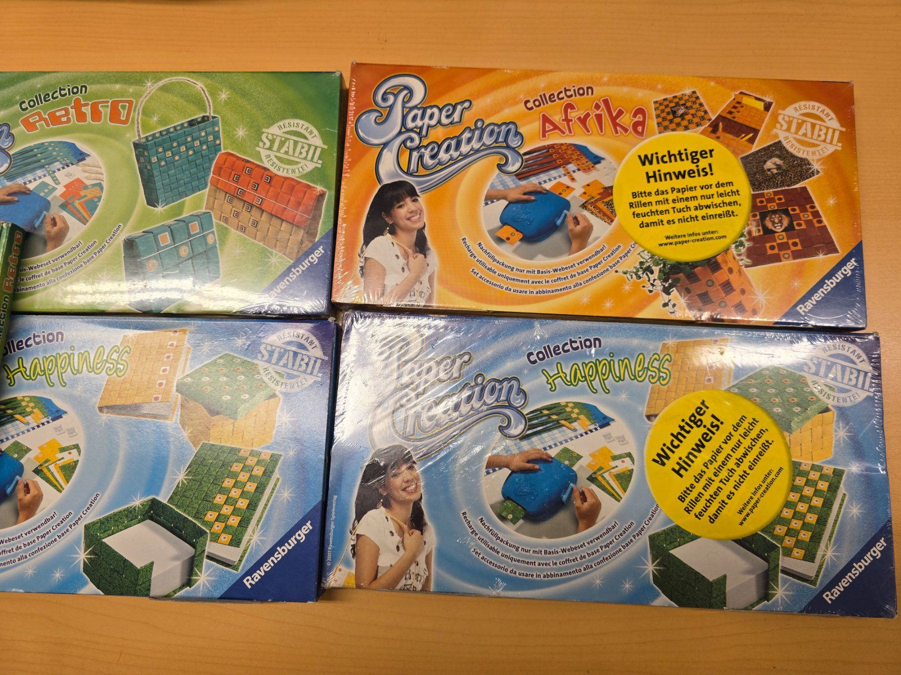 Kit bricolage: Ravensburger Paper Creation, 6 Packungen, Bastelspass – Usato da Schlatt TG venduto da Andis3 1