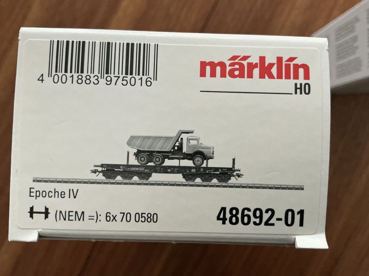 Märklin Modellini di ferrovie: Schwerlastwagen Set von Märklin – Nuovo e nell'imballaggio originale da Biberist venduto da Sopc 5