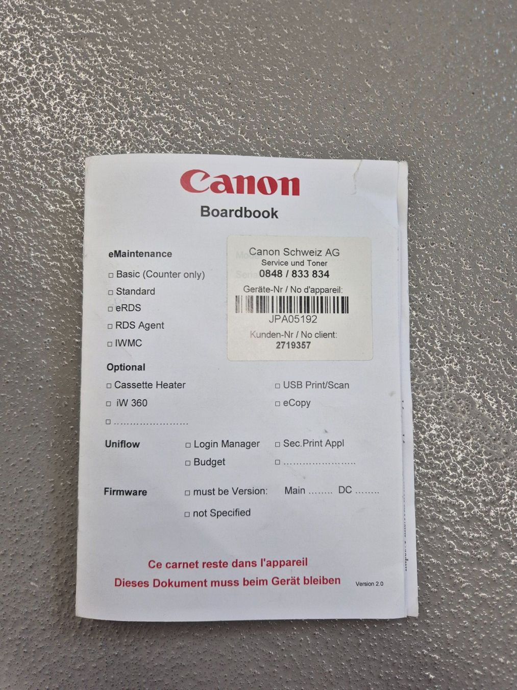 Canon Drucker: Canon ImageRUNNER ADVANCE C5535i Multifunktionsdrucker – Gebraucht aus Einsiedeln von KST_AG 5