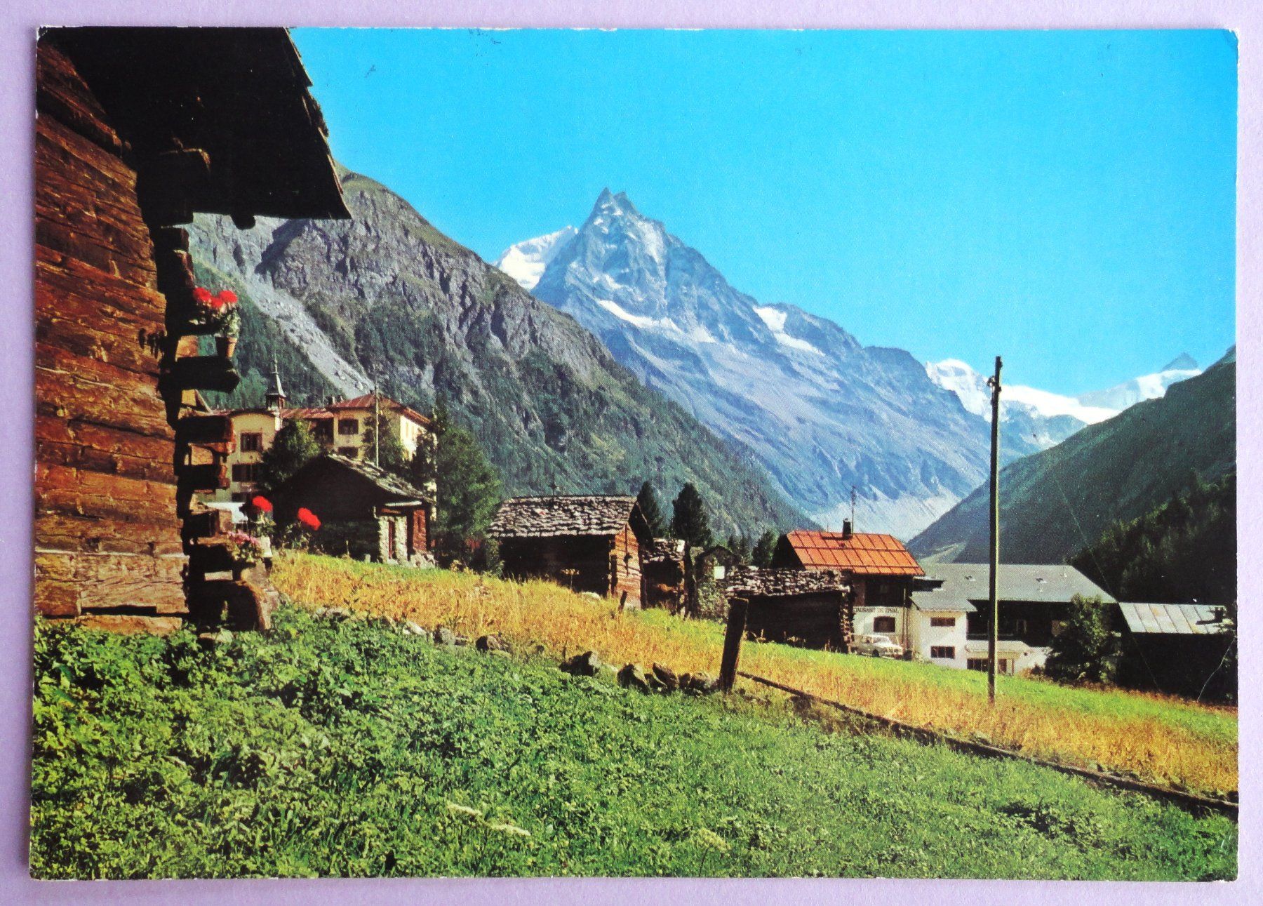 Cartoline postali: Zinal alt. 1670 m - Le Besso – Usato da Fétigny venduto da Billy2miny