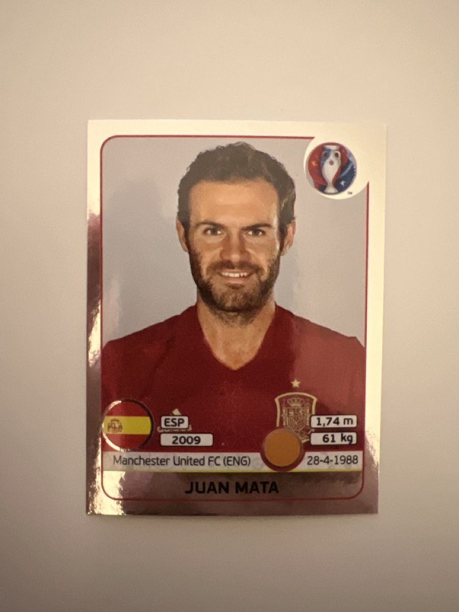 Panini Sammelbilder & Trading cards: Panini Frankreich EM 2016 Juan Mata – Neu (gemäss Beschreibung) aus Dietikon von Emoruk