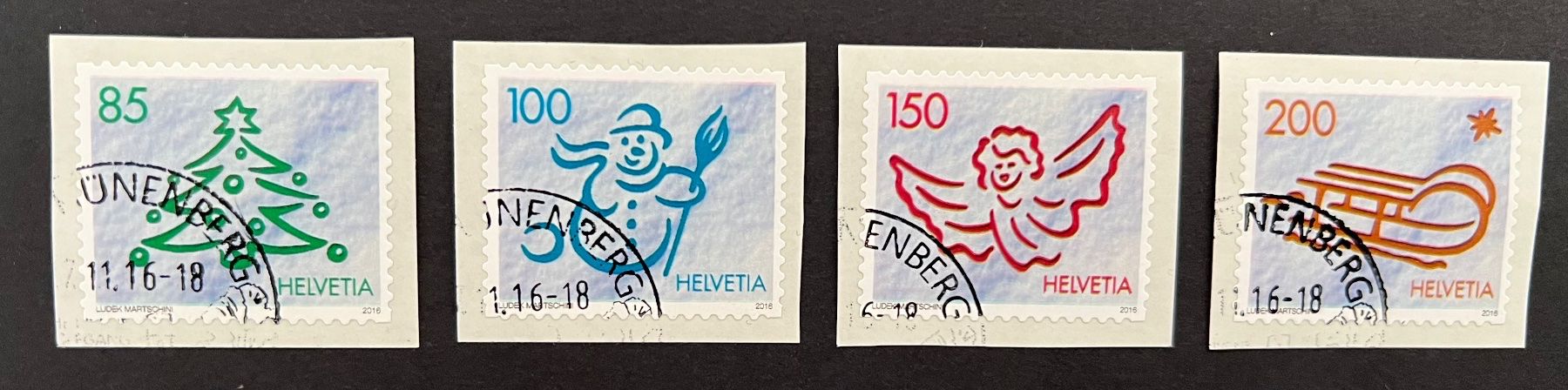 Tutti i francobolli: CH-Marke Eckstempel gestempelt 2016 – Nuovo (secondo la descrizione) da Hünenberg See venduto da wer_5286