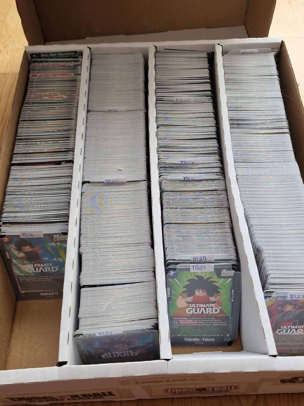 Bandai Sammelbilder & Trading cards: Dragon Ball Super Card Game Bulk – sortiert – Gebraucht aus Köniz von ps5_77vk 1