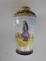 Vintage Vase Keramik, Frankreich, Quimper Pottery ca. 17 cm