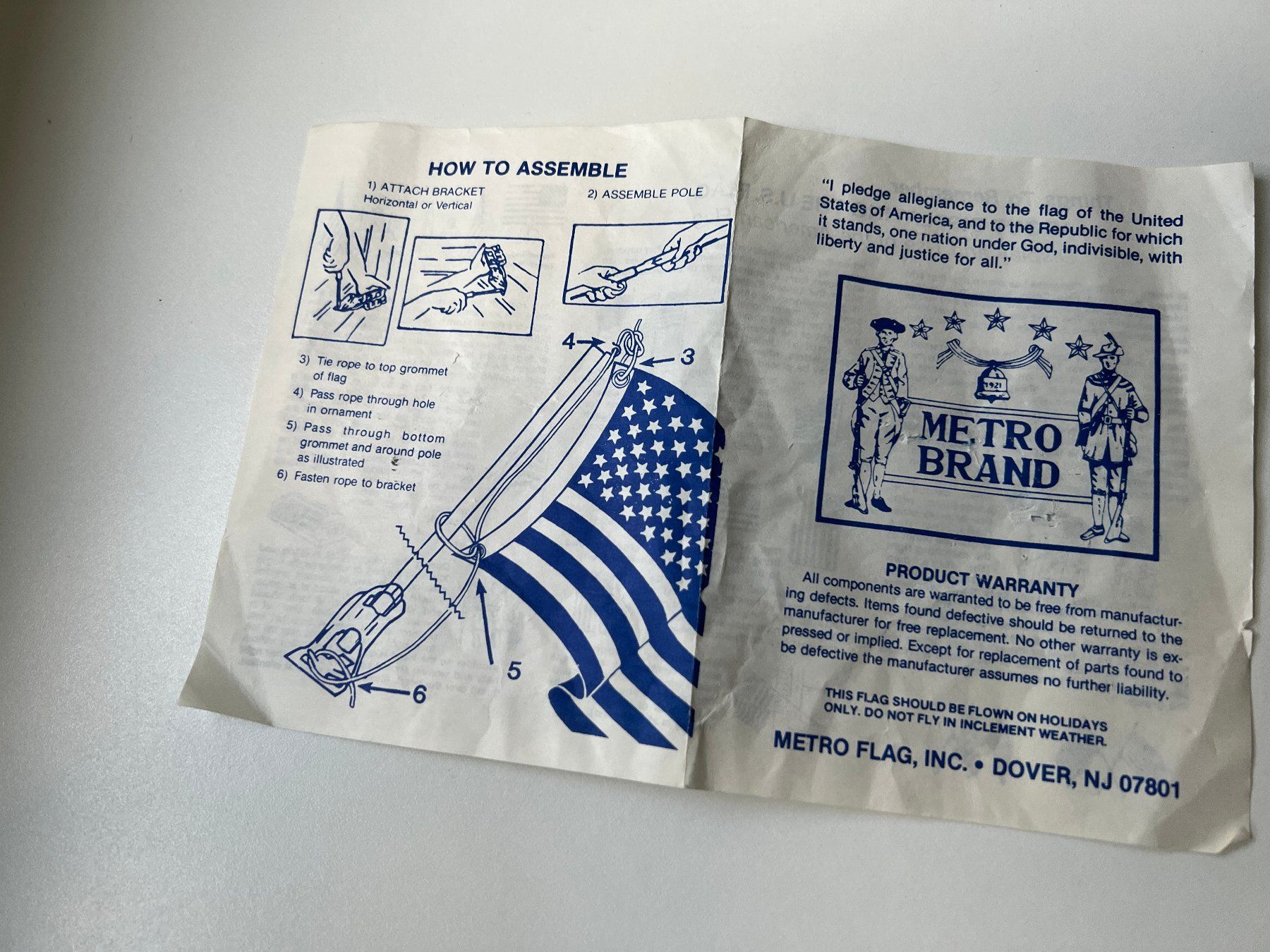 Bandiere: USA Flagge mit Stange – Usato da Frümsen venduto da amadiss 7