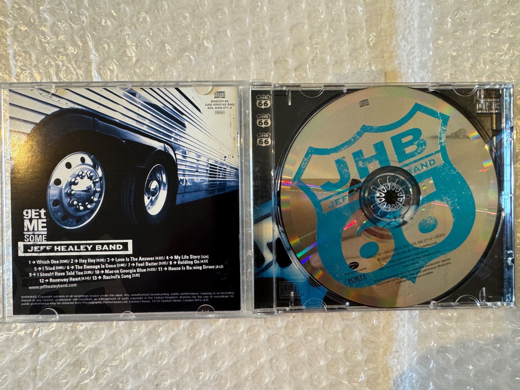CD: The Jeff Healey Band - Get me some – Nuovo (secondo la descrizione) da Duggingen venduto da Kisha010 1