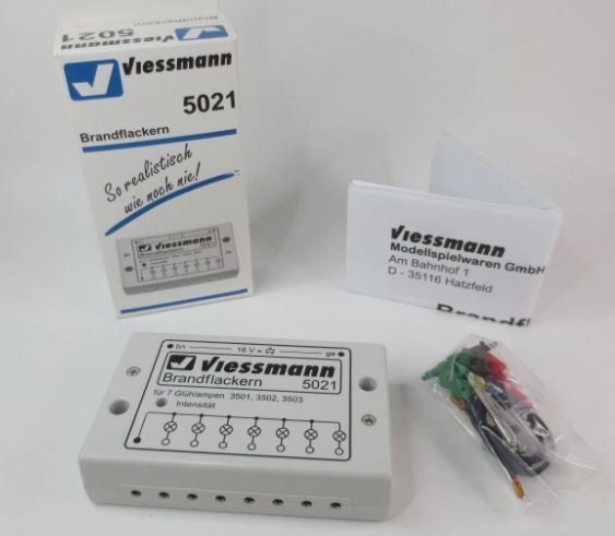 Viessmann Modellini di ferrovie: Viessmann: Brandflackern – Nuovo e nell'imballaggio originale da Niederhasli venduto da Flash32 2