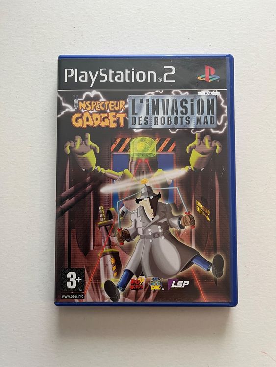 Jeu vidéo - Inspecteur Gadget - Mad Robots Invasion - PS2 - Version en