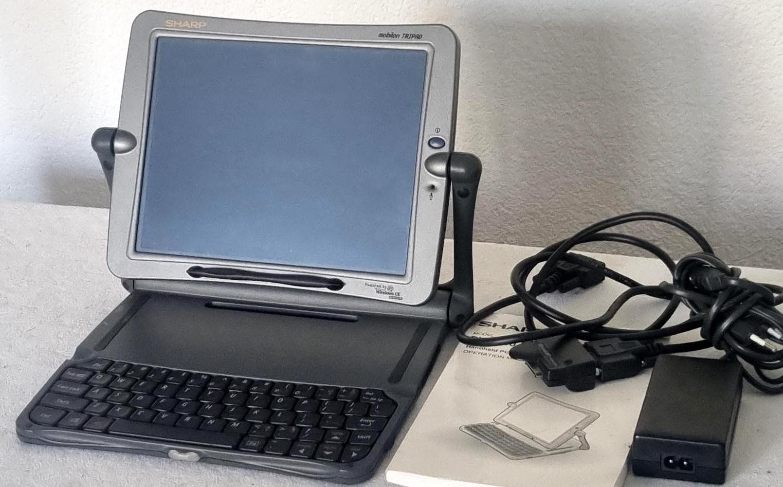 Sharp Notebook: Sharp Mobilon TriPad PV-6000 Handheld PC Pro – Usato da Collonges venduto da arashee