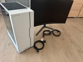 Gaming Pc mit Monitor
