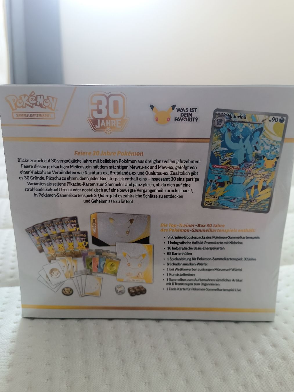 Giochi: Pokemon 30th Top Trainer Box - DE - NEU – Nuovo e nell'imballaggio originale da Frümsen venduto da swi_fsq6 3