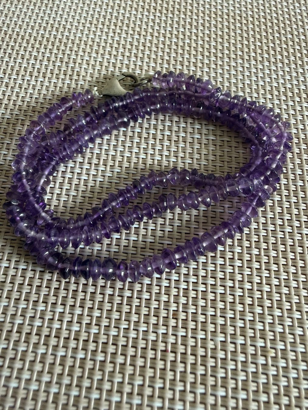 Ketten: Amethyst Kette mit Silber Verschluss 925 – Gebraucht aus Spiegel b. Bern von Rogger72 3