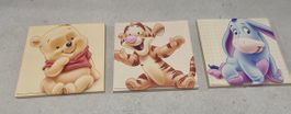 Disney Winnie Puuh Bilder Set 3 Stück 25x25cm