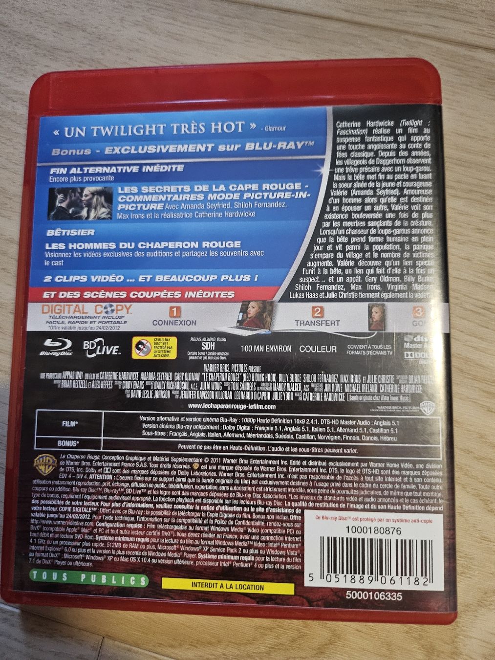 Tutti i DVDs: Blu-ray Le Chaperon Rouge – Usato da La Joux FR venduto da car_ck96 2