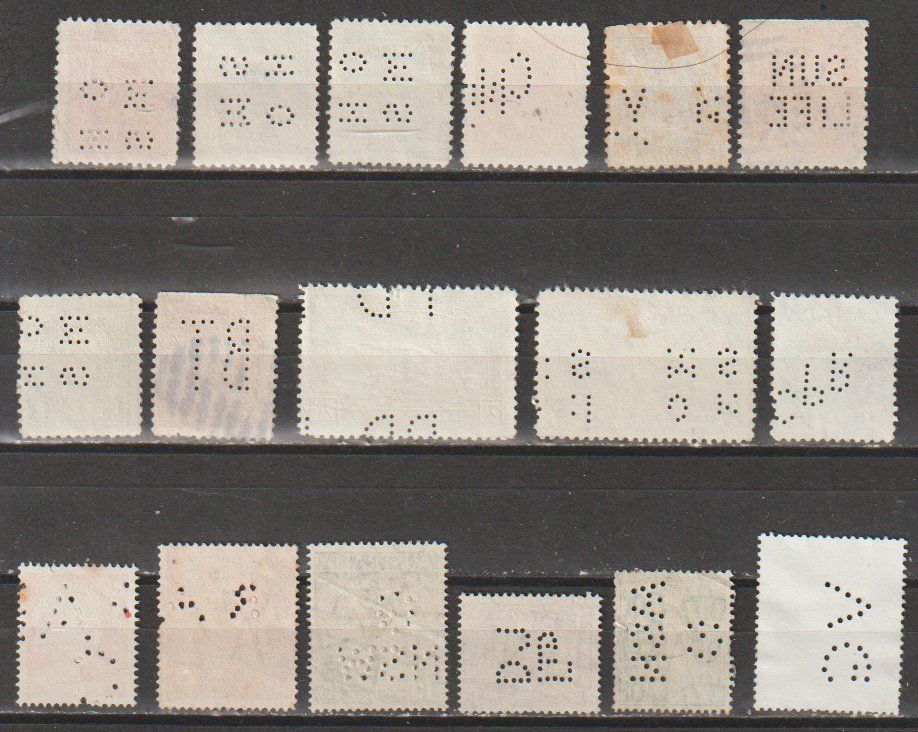 Alle Briefmarken: Perfins Canada - USA – Gebraucht aus Crans-Montana von kira56 1