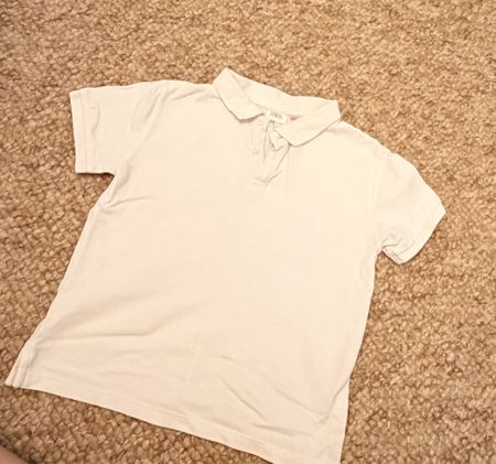 Zara Kids Poloshirt weiss – Gr. 116 (5–6 Jahre)