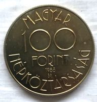 Ungarn - 100 Forint 1988 - Fussball-WM 1990