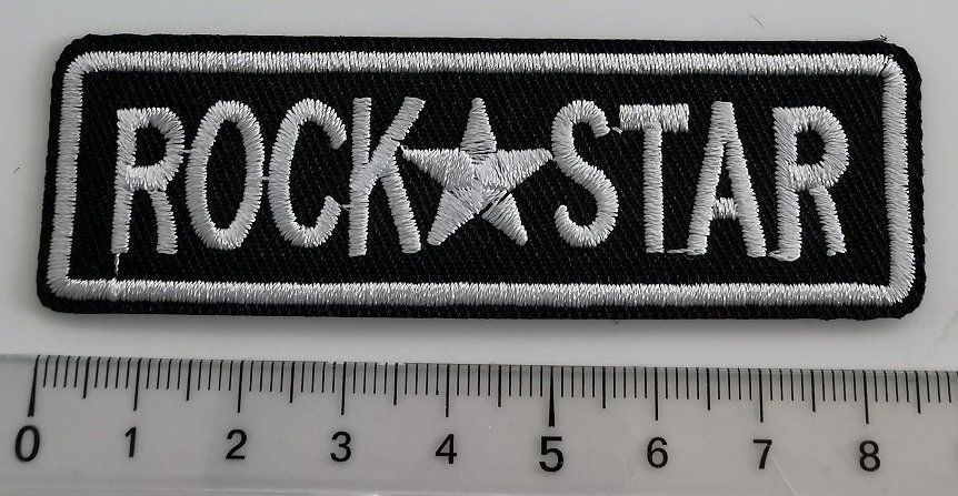 Toppe: Rockstar - Aufnäher (neu) – Nuovo e nell'imballaggio originale da Wilen b. Wollerau venduto da morethanmusic