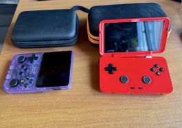 2x Retro Handheld Konsole defekt – Retroid Pocket + Zubehör