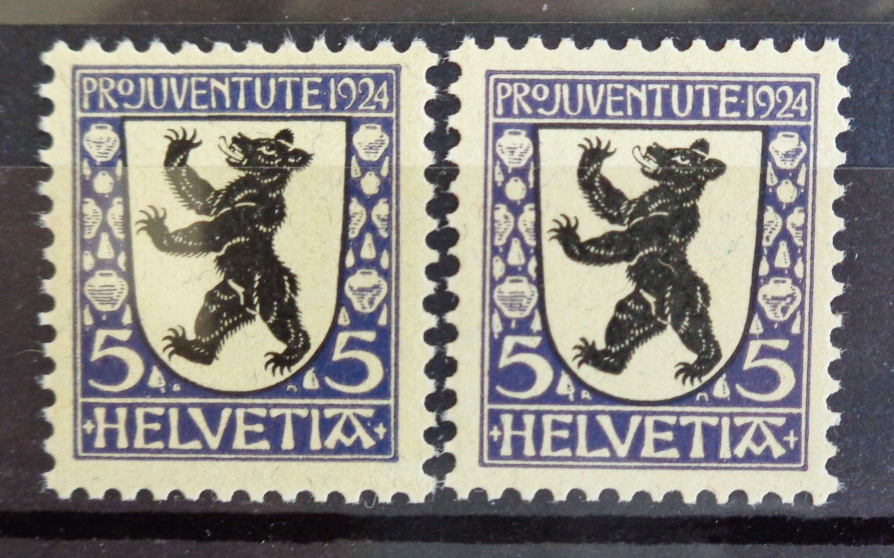Tutti i francobolli: PRO JUVENTUTE 1924, 5 C: langue fourchue ** – Nuovo (secondo la descrizione) da Le Locle venduto da timbrettino