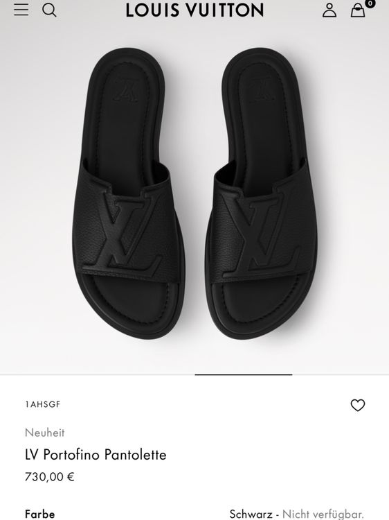 Louis Vuitton Scarpe da uomo: LOUIS VUITTON LV LV Portofino Mule Leder Sandale 42.5 NEU – Nuovo (secondo la descrizione) da Kreuzlingen venduto da kruezbiz 2
