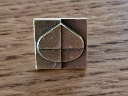 Armee-Pin Sportabzeichen Goldfarben - Top Zustand!