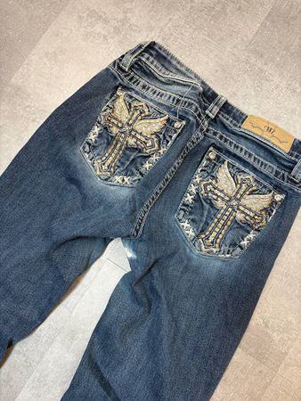 Miss Me Bootcut Flared Jeans – Grösse M/30