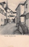 Auvernier, Ancienne porte, circulée 1909 poste militaire