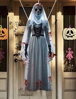Halloween Deko Geist Braut 100 cm hängend