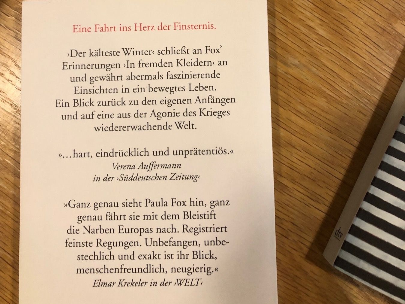 Libri: Bücherpaket Paula Fox: 6 Romane und einer Biographie – Usato da Winterthur venduto da mailer57 6
