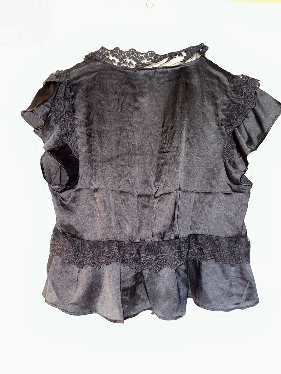 Blusen: Schwarze Bluse mit Spitze – Neu (gemäss Beschreibung) aus Betschwanden von _janinee_ 3
