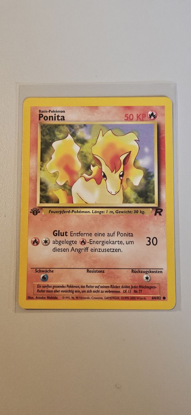 Pokémon Sammelbilder & Trading cards: Ponita 64/82 1st Edition DE – Gebraucht aus Belp von Ginus85