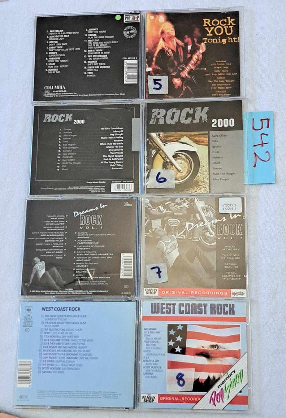 CD: über 18 CD Rock,  auch Einzelne möglich – Usato da Uitikon Waldegg venduto da Smeragol 2