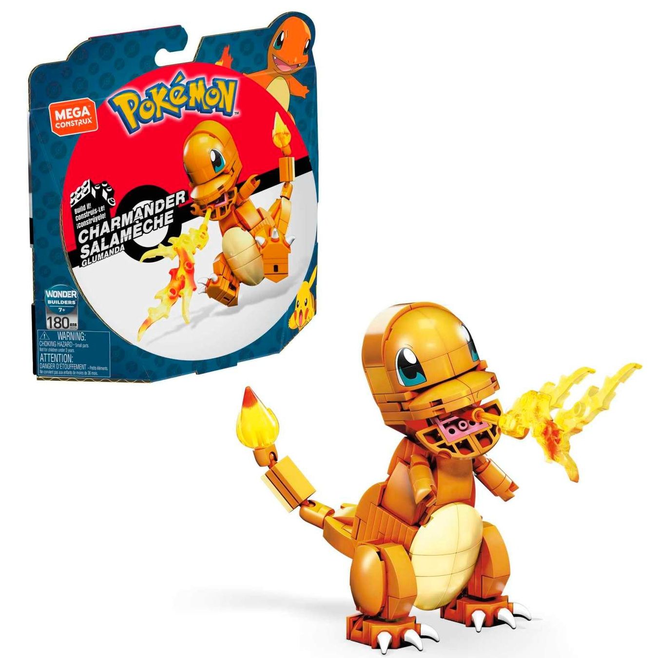 Mega Kit di costruzioni: Mega Pokémon Glumanda GKY96 – Nuovo e nell'imballaggio originale da Basadingen venduto da tot_59zf