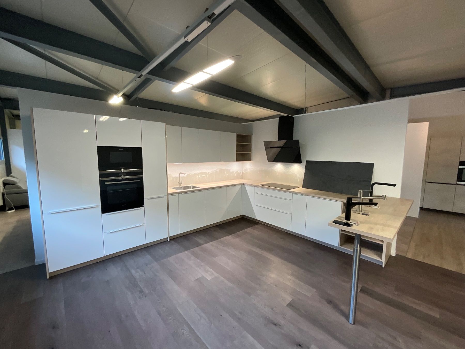 Cucine complete: Cuisine contemporaine blanche laquée – Nuovo (secondo la descrizione) da Orsonnens venduto da lkap5910 8