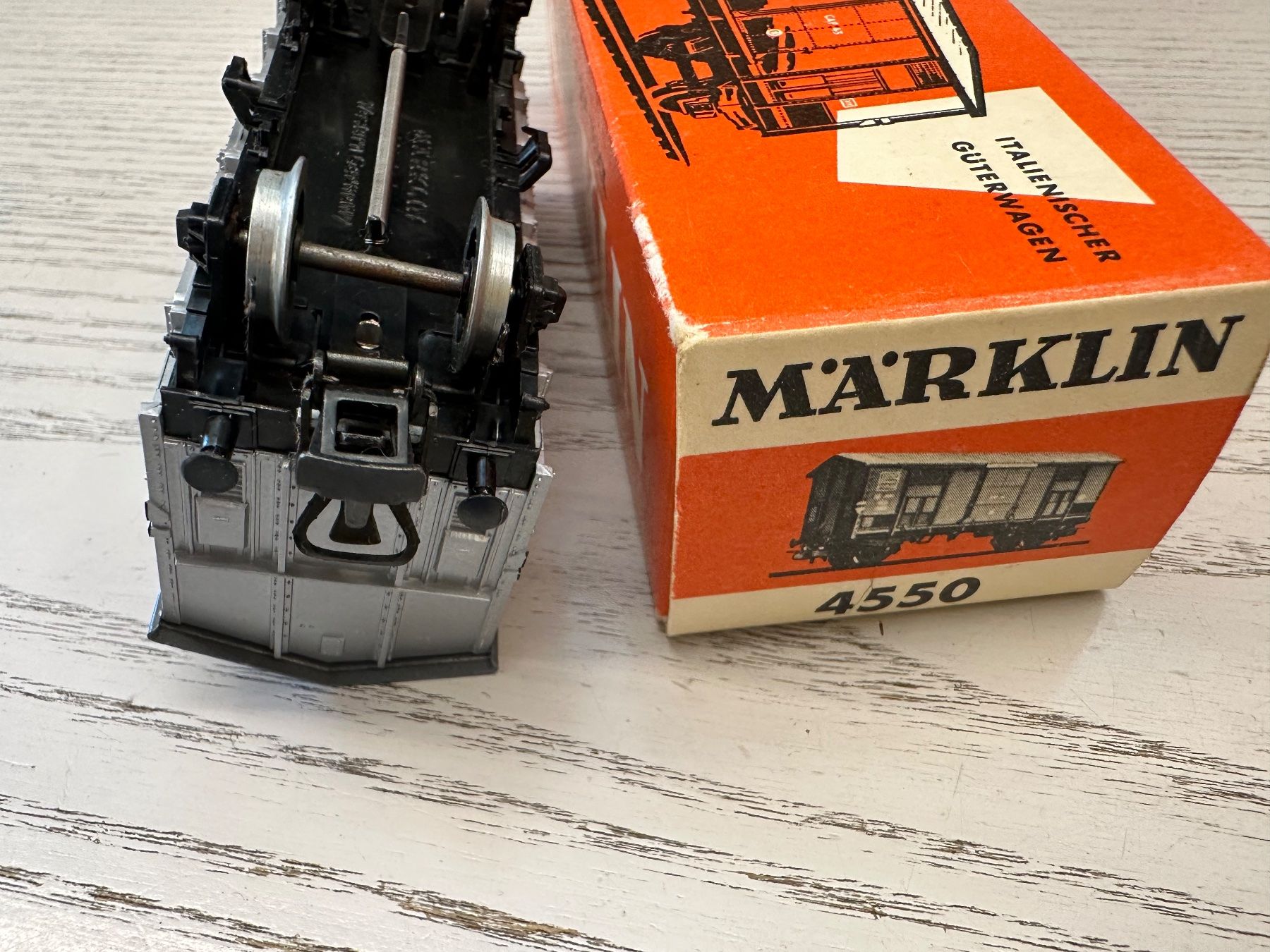 Märklin Modellini di ferrovie: Märklin 4550 FS Gedeckter Güterwagen – Usato da Lupsingen venduto da New-Haven 3