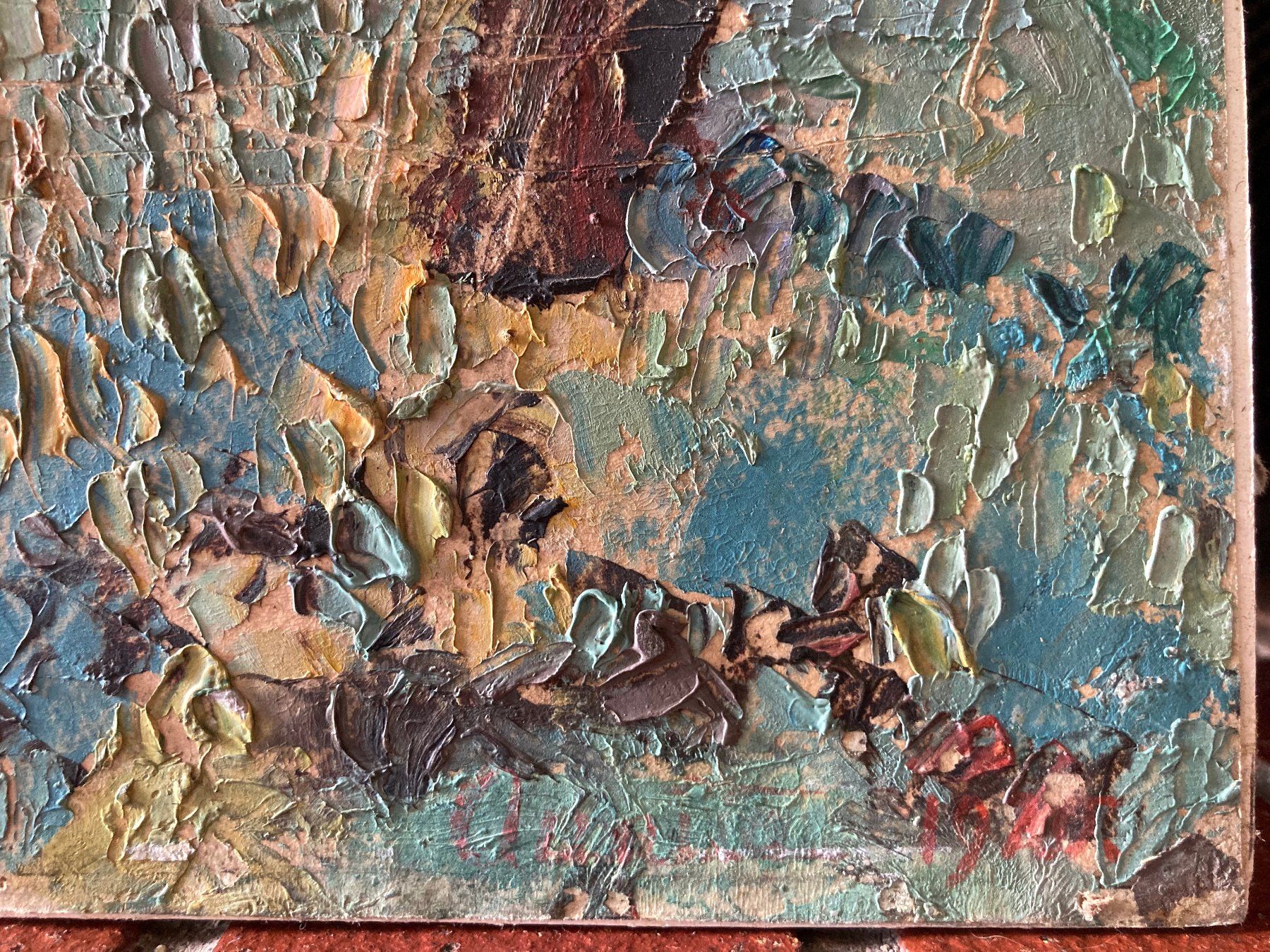 Gemälde: 🌟TOP Gemälde Impressionismus Landschaft signiert 1920🌟 – Gebraucht aus Gebenstorf von Startaler 2