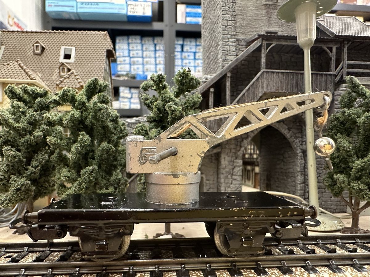 Märklin Modellini di ferrovie: Märklin 366 Kranwagen – Usato da Lupsingen venduto da New-Haven 1