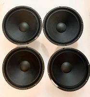 4 Stück Eminence Alpha 15a Basslautsprecher
