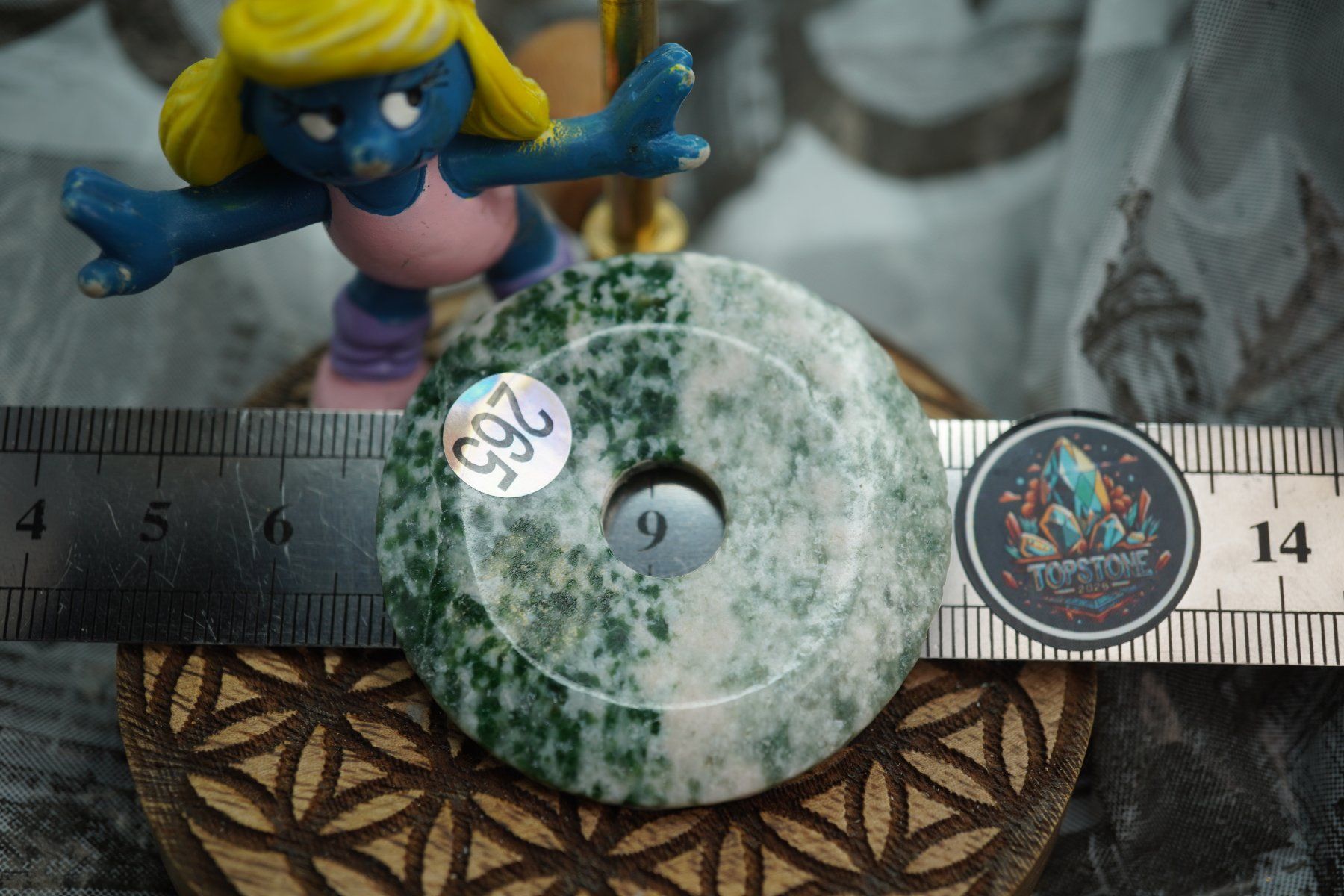 Minerali & Pietre curative: Baum Achat    Pi  Scheibe  ca45mm    ab  1.-     Räumung – Nuovo e nell'imballaggio originale da Eschenbach SG venduto da topstone 3