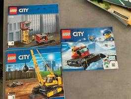 Lego City Bauanleitungen 60076, 60198, 60222
