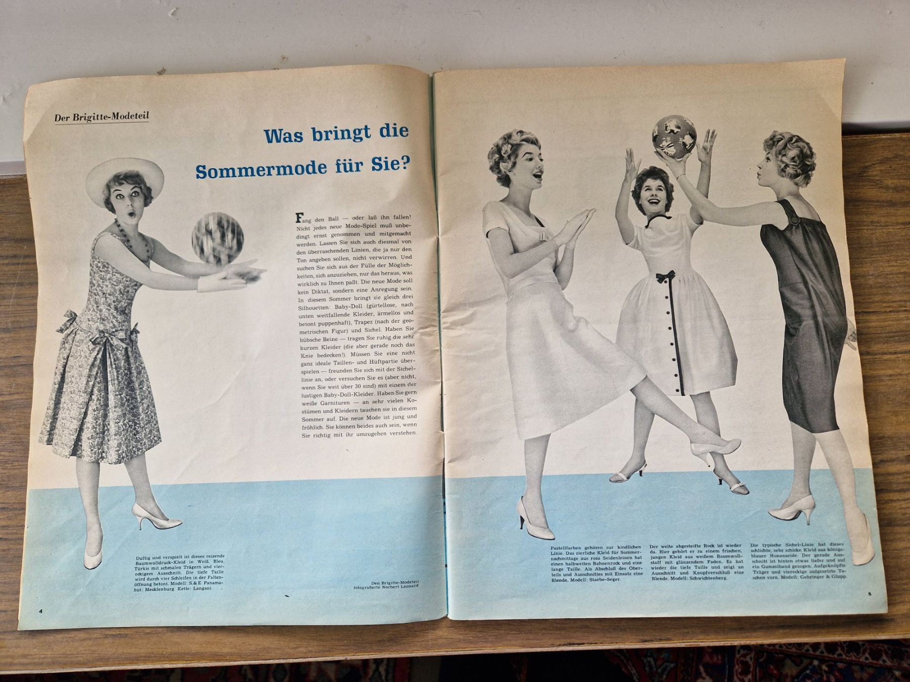 Riviste & Magazine: Modeheft Brigitte 1958 – Usato da Mörschwil venduto da wunderkiste44 2