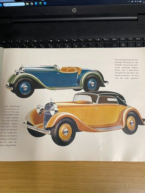 Mercedes-Benz Documenti: Mercedes-Benz Typ 170 W15 Broschüre Oldtimer – Usato da Grenchen venduto da Woernerauto 2