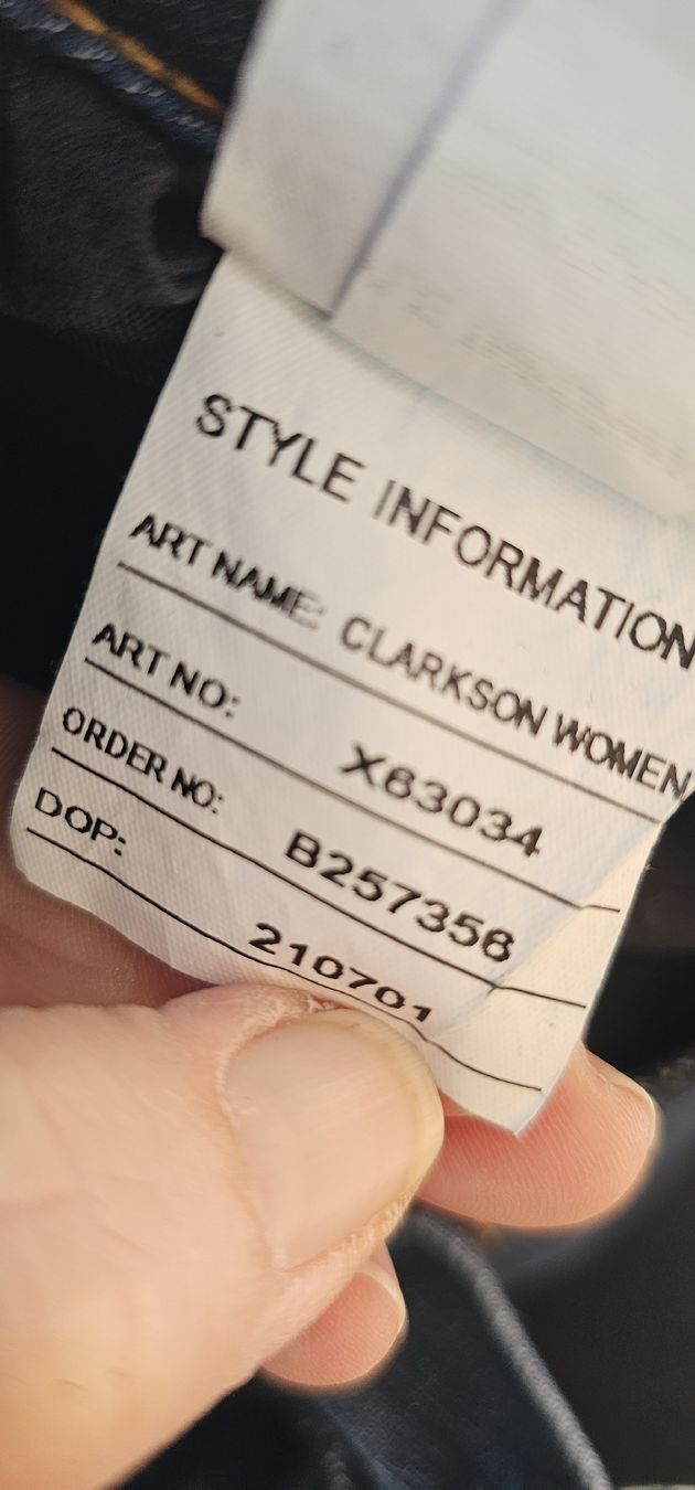 Jeans: Chassis AR Töff  Jeans Clarkson D3232 – Usato da Ferden venduto da jemyce 3